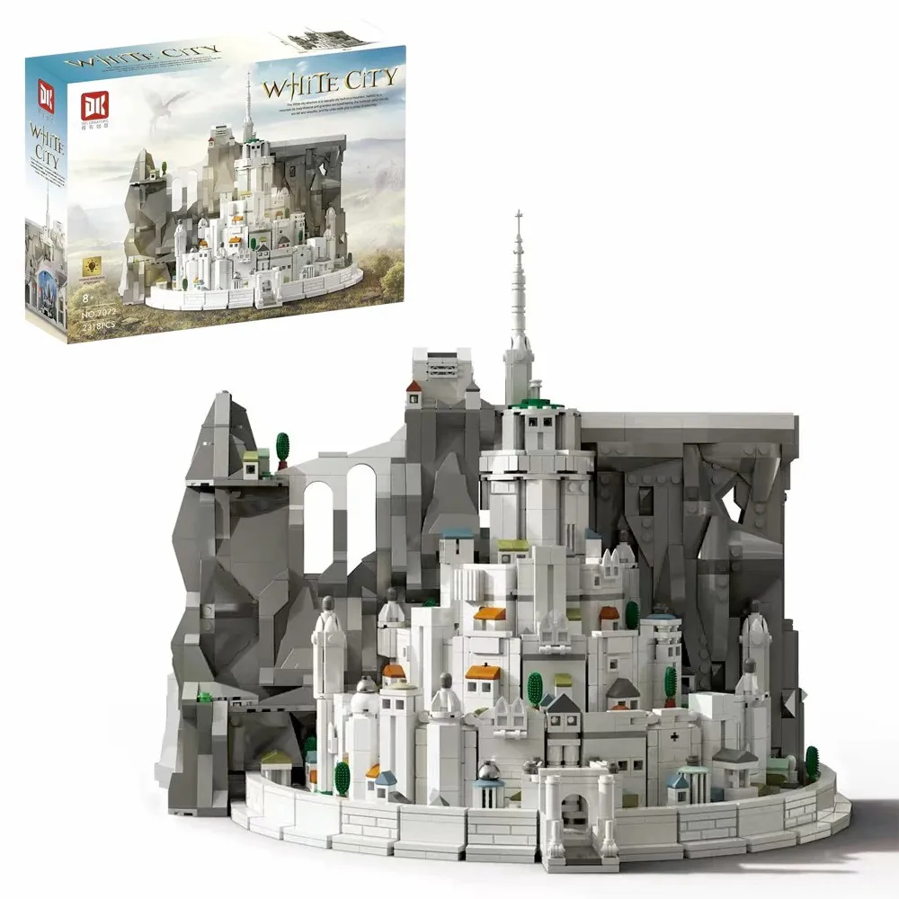 2318PCS Creative Expert MOC White City Building Blocks Movie Rings Street View Castle Architecture Model Toys Kid Christmas Gift
2318PCS Creative Expert MOC White City Building Blocks Movie Rings Street View Castle Architecture Model Toys Kid Christmas Gift