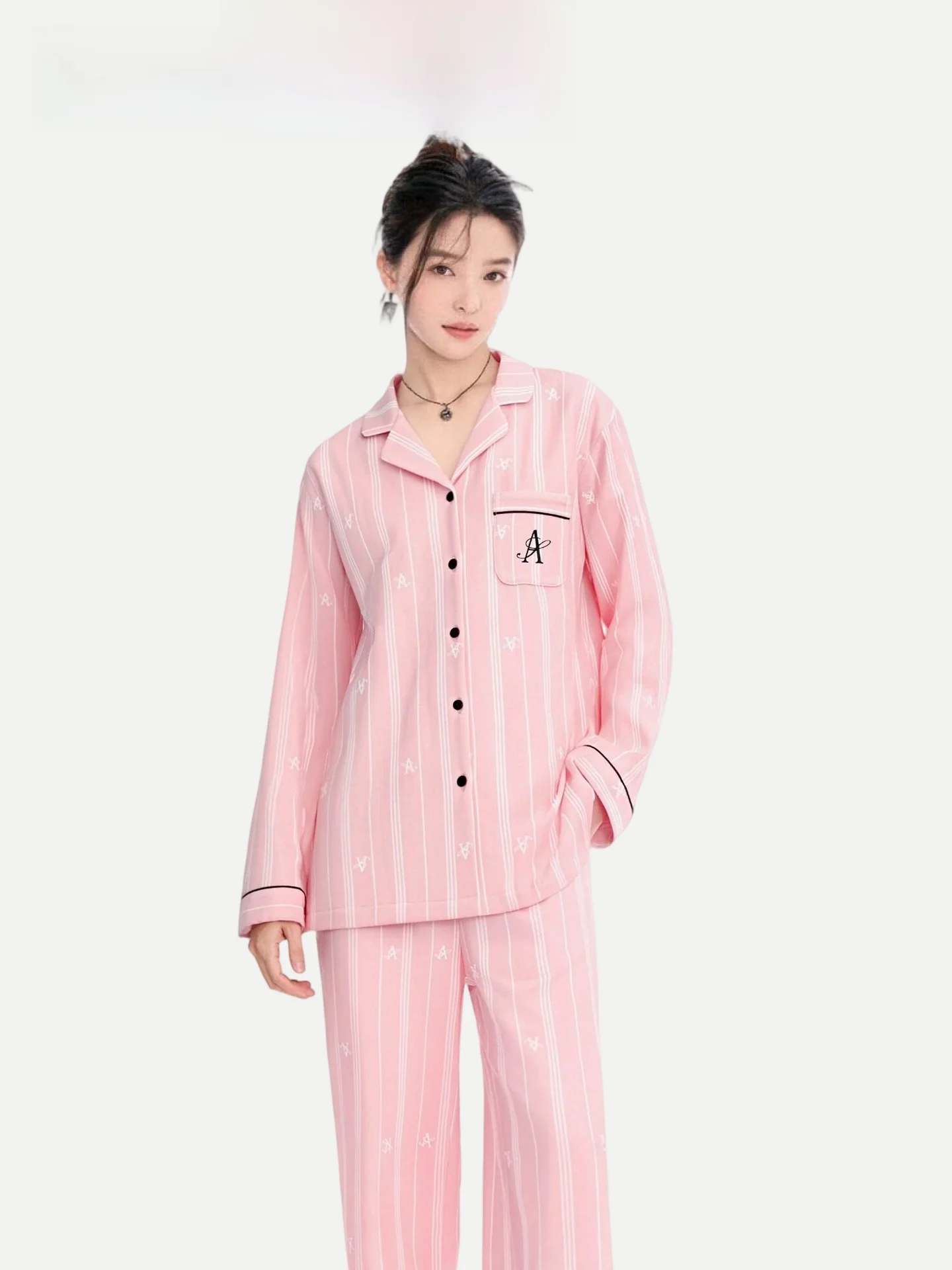 PinkBread Soft Pure Cotton Long Sleeve Striped Sleepwear for Women Comfortable Home Clothes Spring Autumn Season Suitable for...
PinkBread Soft Pure Cotton Long Sleeve Striped Sleepwear for Women Comfortable Home Clothes Spring Autumn Season Suitable for...