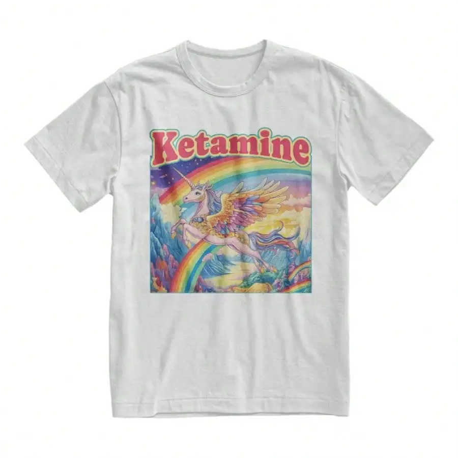 Rainbow Winged Horse Graphic Tee - Vintage Psychedelic Print, Soft Cotton
Rainbow Winged Horse Graphic Tee - Vintage Psychedelic Print, Soft Cotton