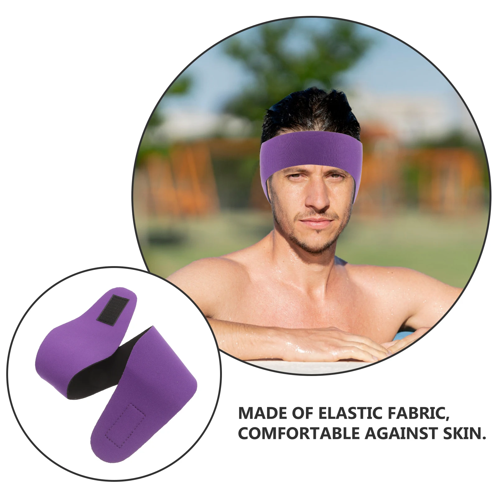 Sports Headband Waterproof Ear Protection for Tubes Stretch Fabric Swimming Bath
Sports Headband Waterproof Ear Protection for Tubes Stretch Fabric Swimming Bath