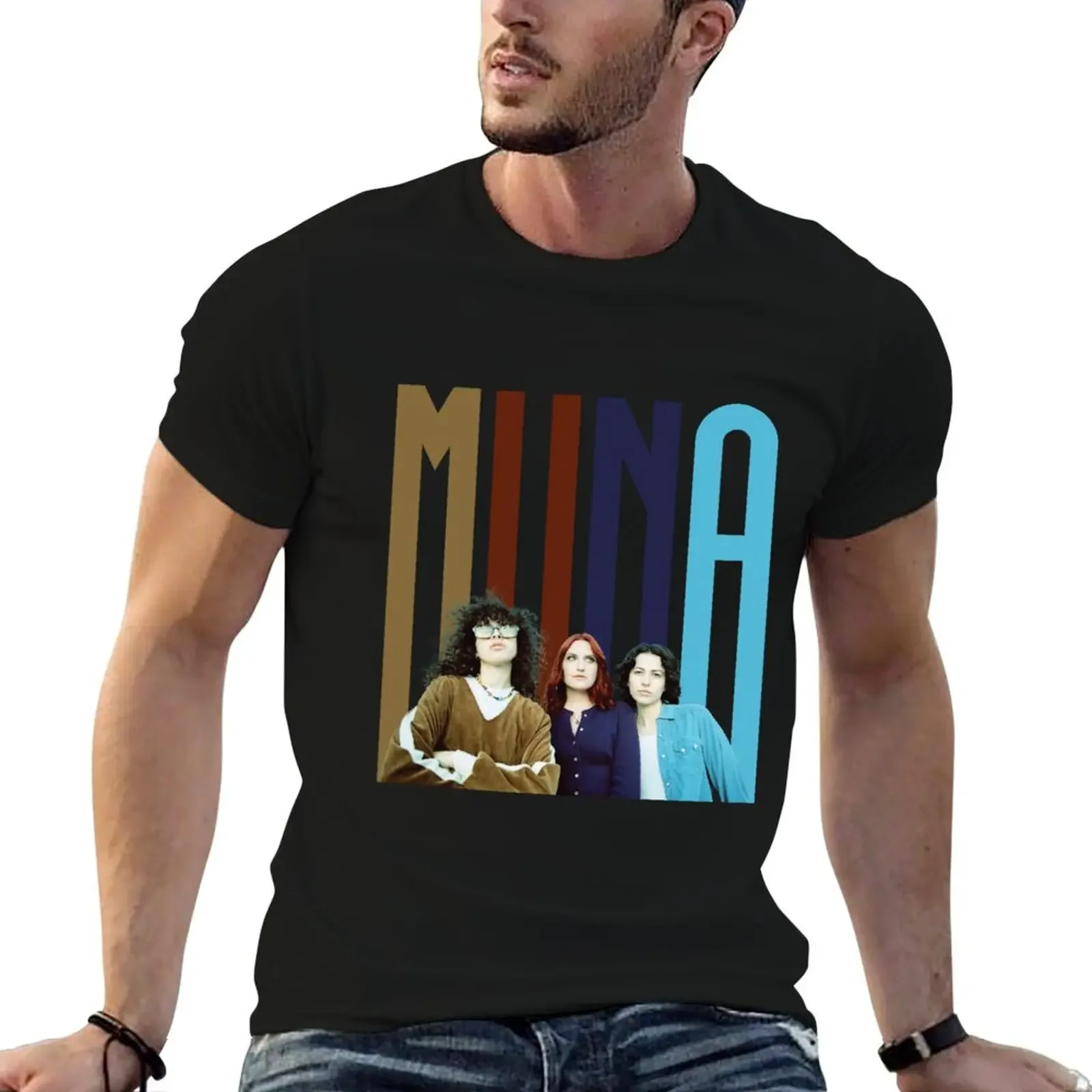 MUNA Band Members - Katie, Naomi & Josette T-Shirt essential t shirt summer top shirts graphic tees fitted t shirts for men
MUNA Band Members - Katie, Naomi & Josette T-Shirt essential t shirt summer top shirts graphic tees fitted t shirts for men