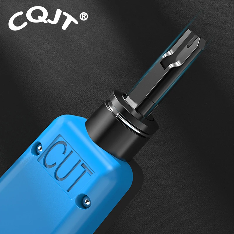 110 Type Punch Down Tool Multi-function Network Cable Module Tool with Two Blades Telephone Impact Terminal Insertion Tools
110 Type Punch Down Tool Multi-function Network Cable Module Tool with Two Blades Telephone Impact Terminal Insertion Tools