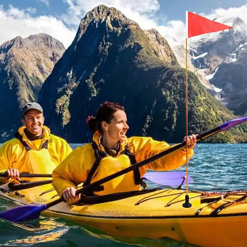 Kayaking Safety Flag Kayak Visibility Flag Set Foldable Portable Kayak Fishing Boat Night Outing Safety Easy To See Flag Sign
Kayaking Safety Flag Kayak Visibility Flag Set Foldable Portable Kayak Fishing Boat Night Outing Safety Easy To See Flag Sign