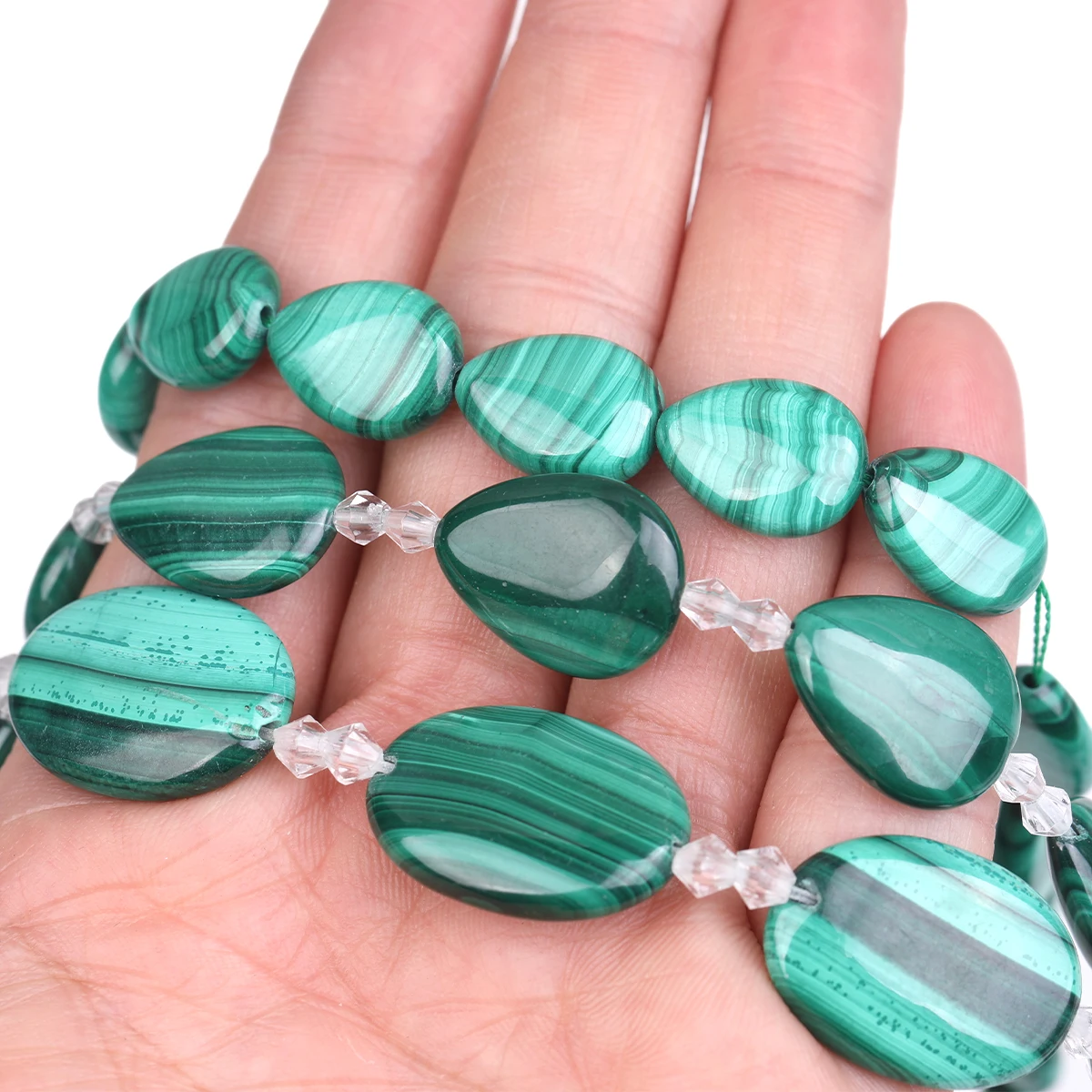 AAA Natural Malachite Loose Stone Beads For Jewelry Making strand 15 Inch Fit DIY Bracelet Necklace Needlework Beads
AAA Natural Malachite Loose Stone Beads For Jewelry Making strand 15 Inch Fit DIY Bracelet Necklace Needlework Beads