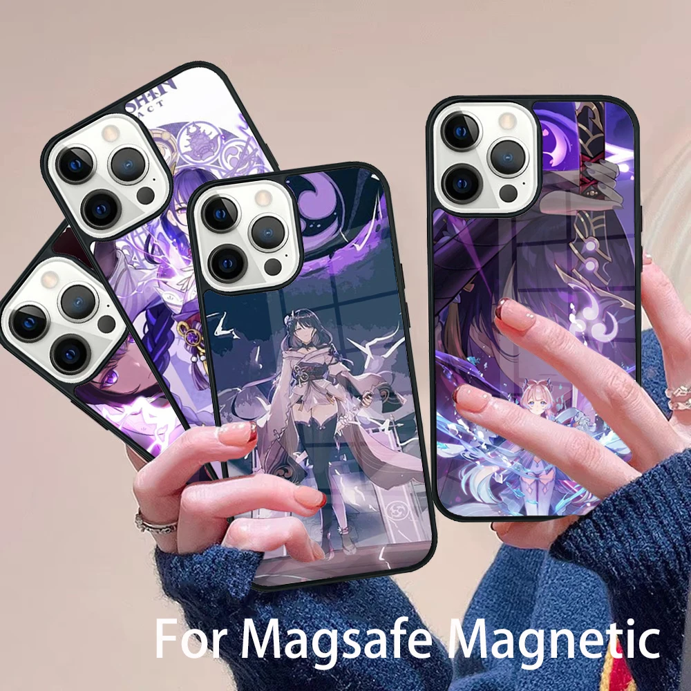 Raiden Shogun Genshin Impact Phone Case Magesafe Magnetic Wireless Charge Cover For IPhone 16 11 12 13 14 15 Pro Max Plus Mini
Raiden Shogun Genshin Impact Phone Case Magesafe Magnetic Wireless Charge Cover For IPhone 16 11 12 13 14 15 Pro Max Plus Mini