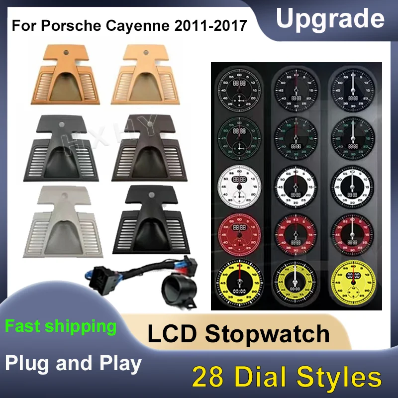 New Upgrade LCD Car Stopwatch Interior Dashboard For Porsche Paramera 2010-2016 Central Clock Compass Time Electronic Meter
New Upgrade LCD Car Stopwatch Interior Dashboard For Porsche Paramera 2010-2016 Central Clock Compass Time Electronic Meter