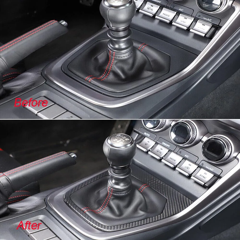 Matte Carbon Fiber Interior Accessories Center Console Gear Shift Panel Cover For Subaru BRZ For Toyota GR86 2021up
Matte Carbon Fiber Interior Accessories Center Console Gear Shift Panel Cover For Subaru BRZ For Toyota GR86 2021up