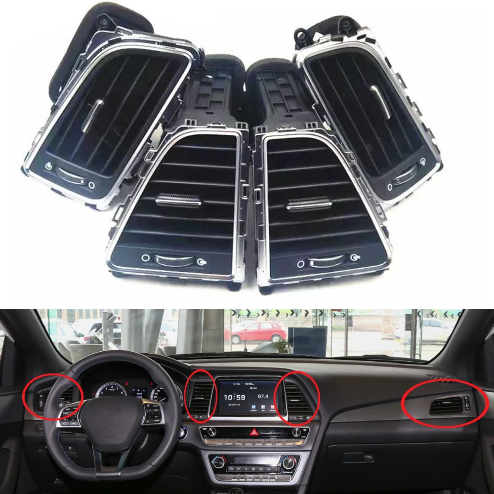 Car accessories Air Conditioner Outlet Dashboard Air Outlet Air Conditioner Vent A/C Vent For Hyundai Sonata 9 2015-2019
Car accessories Air Conditioner Outlet Dashboard Air Outlet Air Conditioner Vent A/C Vent For Hyundai Sonata 9 2015-2019