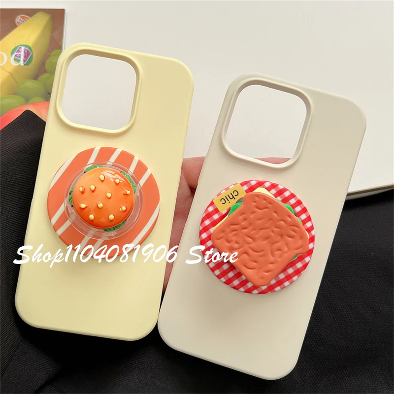 Korean Cute Cartoon Hamburger Magnetic Holder Phone Griptok Grip Tok Phone Stand Support For iPhone 17 For Pad Magsafe Smart Tok
Korean Cute Cartoon Hamburger Magnetic Holder Phone Griptok Grip Tok Phone Stand Support For iPhone 17 For Pad Magsafe Smart Tok