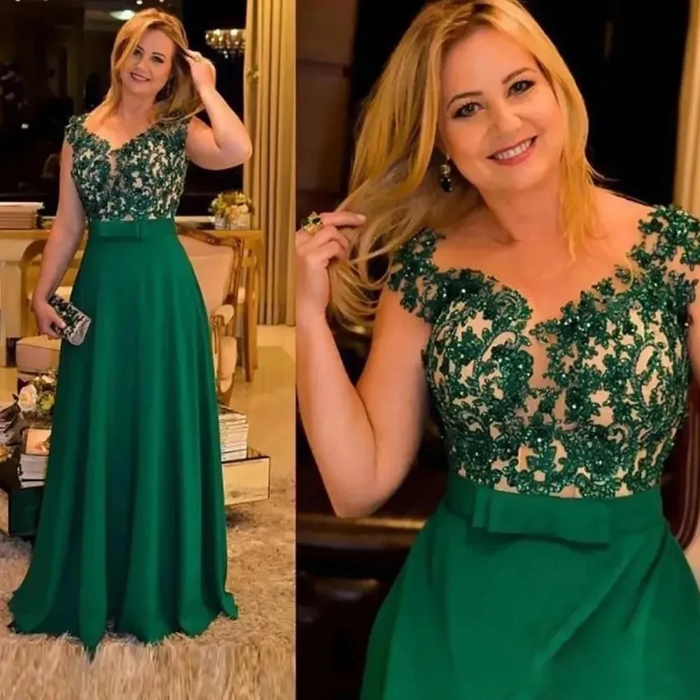 Green Plus Size Mother of the Bride Dresses A Line Scoop Neck Beading Evening Gowns Wedding Guest Dress Custom Vestido de Novia
Green Plus Size Mother of the Bride Dresses A Line Scoop Neck Beading Evening Gowns Wedding Guest Dress Custom Vestido de Novia