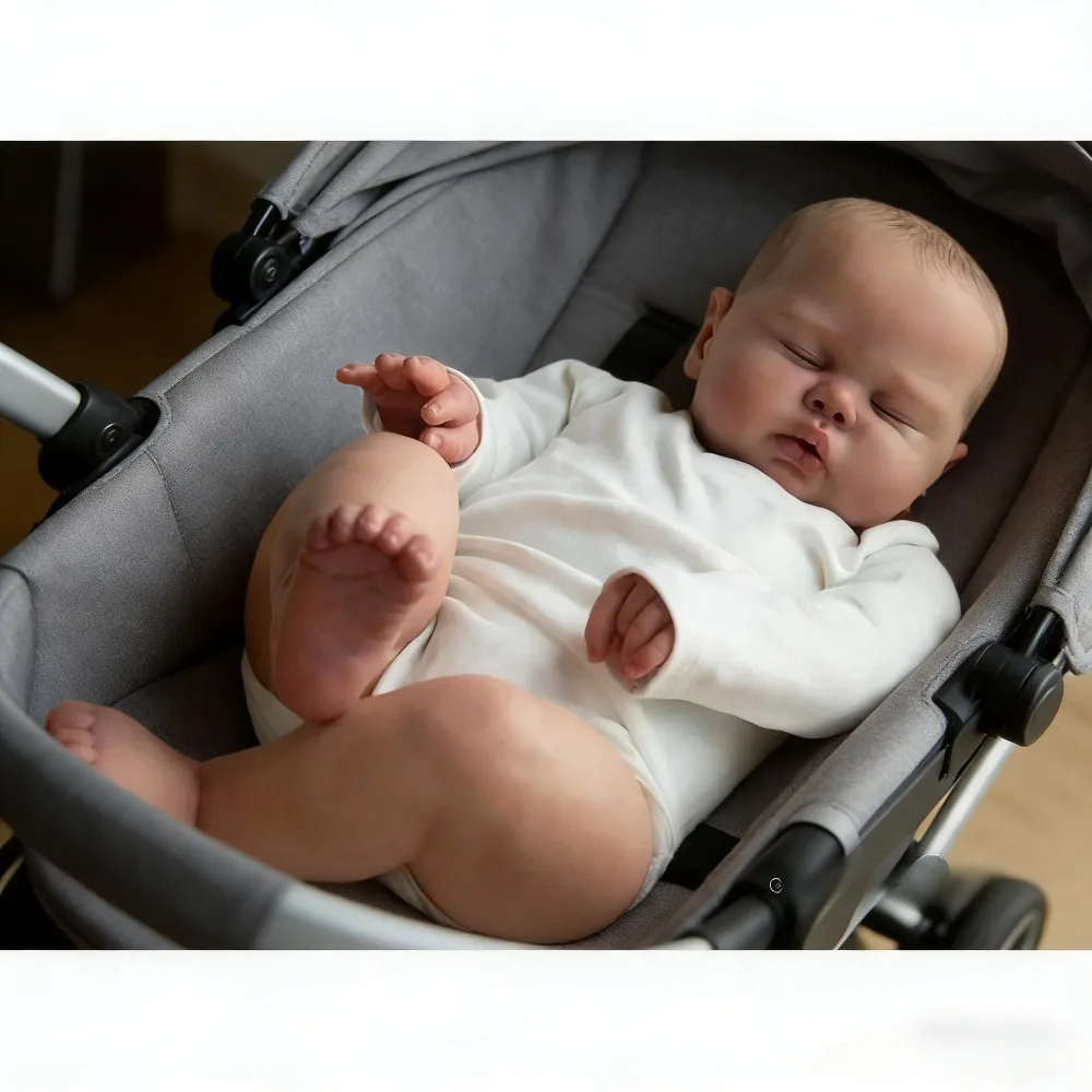 60CM Already Finished Reborn Pickle Lifelike Reborn Toddler Baby Doll Soft Sleeping Baby 3D Painted Skin with Visible Veins
60CM Already Finished Reborn Pickle Lifelike Reborn Toddler Baby Doll Soft Sleeping Baby 3D Painted Skin with Visible Veins