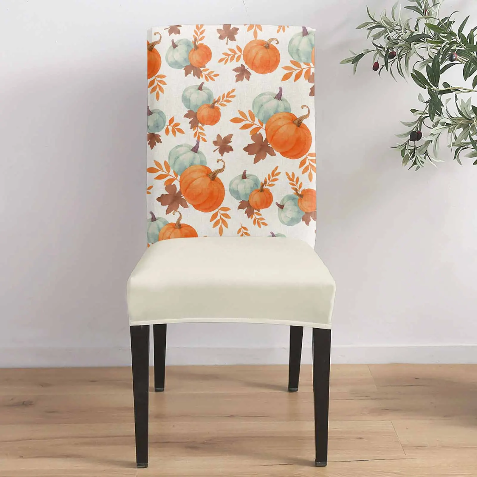 Fall Pumpkin Leaf Festival 4/6/8PCS Spandex Elastic Chair Case For Wedding Hotel Banquet Dining Room
Fall Pumpkin Leaf Festival 4/6/8PCS Spandex Elastic Chair Case For Wedding Hotel Banquet Dining Room