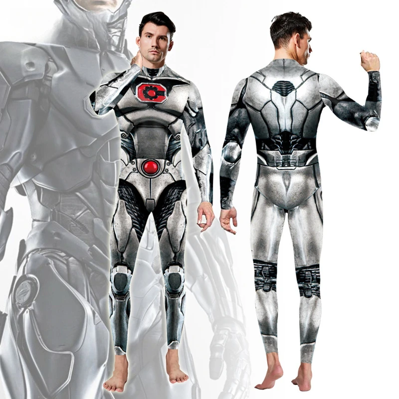 Superhero Robot CyberPunk Steampunk Cosplay Costume for Stage Cosplay Carnival Halloween Party Tights Zentai Bodysuit Suits
Superhero Robot CyberPunk Steampunk Cosplay Costume for Stage Cosplay Carnival Halloween Party Tights Zentai Bodysuit Suits