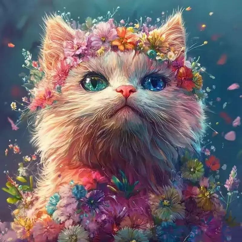 GATYZTORY Diamond Embroidery Flowers Cat Wall Art 5D DIY Diamond Painting Full Square Round Rhinestone Picture Crafts Home Deco
GATYZTORY Diamond Embroidery Flowers Cat Wall Art 5D DIY Diamond Painting Full Square Round Rhinestone Picture Crafts Home Deco