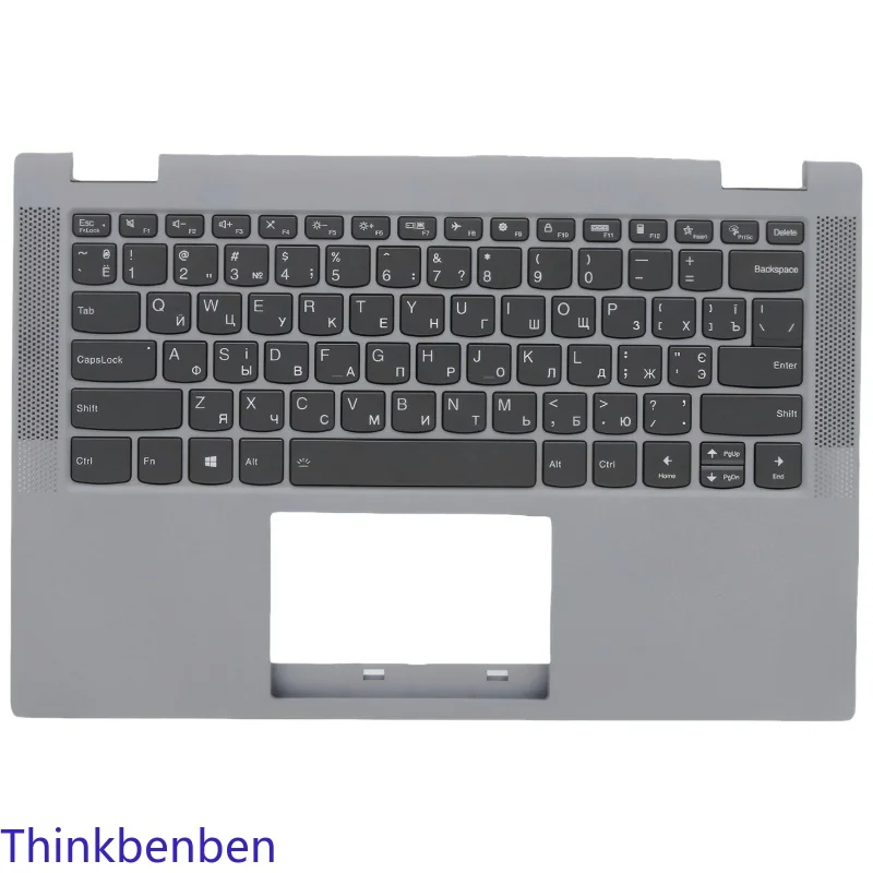 UKR Ukrainian Platinum Grey Keyboard Upper Case Palmrest Shell Cover For Lenovo Flex5 14 14ALC05 14ARE05 IIL05 ITL05 5CB0Y85331
UKR Ukrainian Platinum Grey Keyboard Upper Case Palmrest Shell Cover For Lenovo Flex5 14 14ALC05 14ARE05 IIL05 ITL05 5CB0Y85331