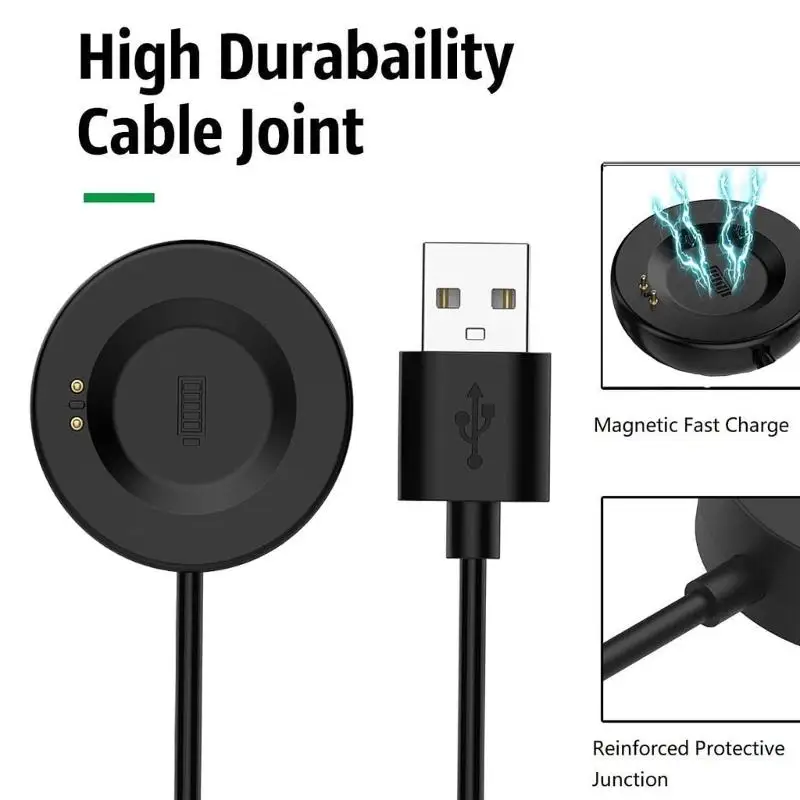 Fast Charging USB Cable No Twist 1M Length Smartwatch Charges Cord Easy to Use for iTECH 2/3 D2RC
Fast Charging USB Cable No Twist 1M Length Smartwatch Charges Cord Easy to Use for iTECH 2/3 D2RC
