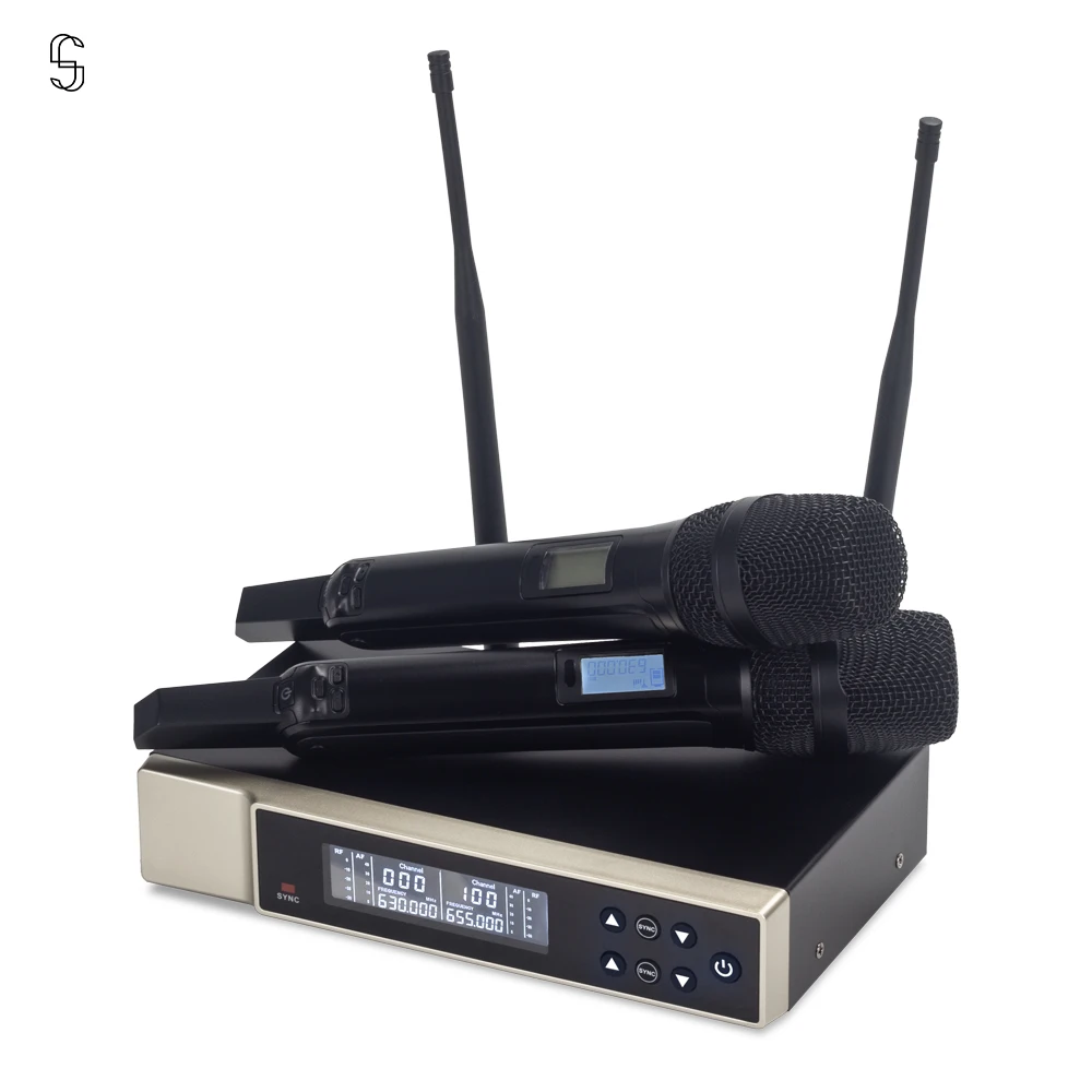 U-999 dual-channel UHF frequency metal wireless handheld microphone is suitable for church, stage performance, outdoor and templ
U-999 dual-channel UHF frequency metal wireless handheld microphone is suitable for church, stage performance, outdoor and templ