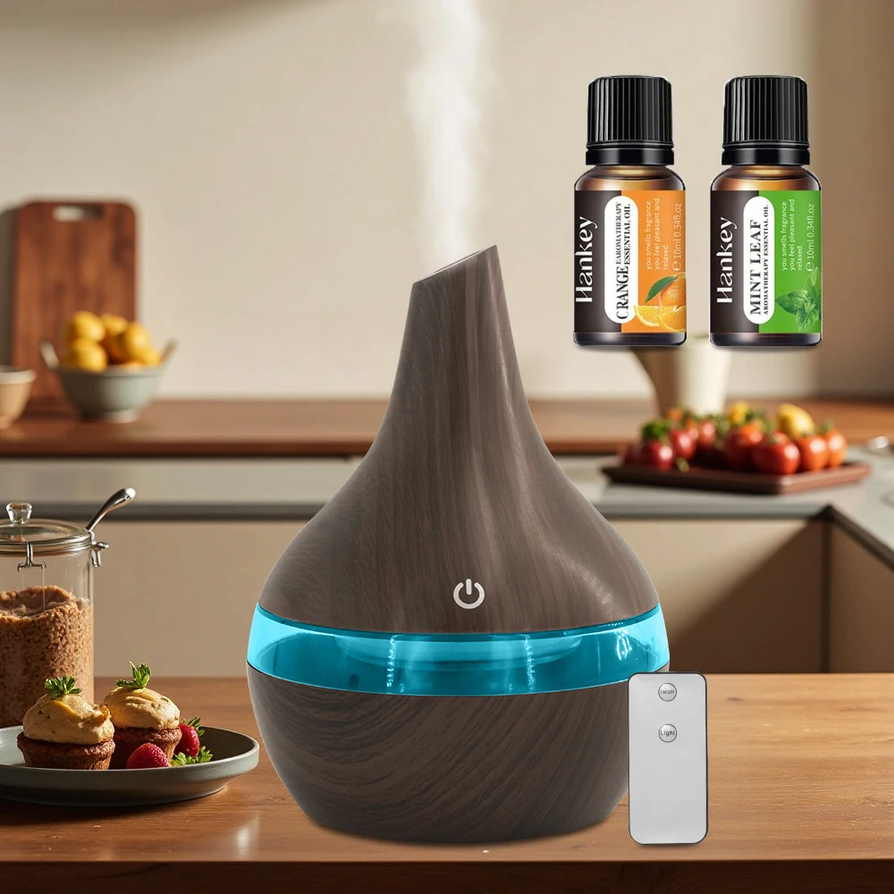 Dark Wood Grain Aromatherapy Humidifier 300ml Colorful Changing Lights Diffuser with Remote Control & 2 Essential Oils for Home
Dark Wood Grain Aromatherapy Humidifier 300ml Colorful Changing Lights Diffuser with Remote Control & 2 Essential Oils for Home