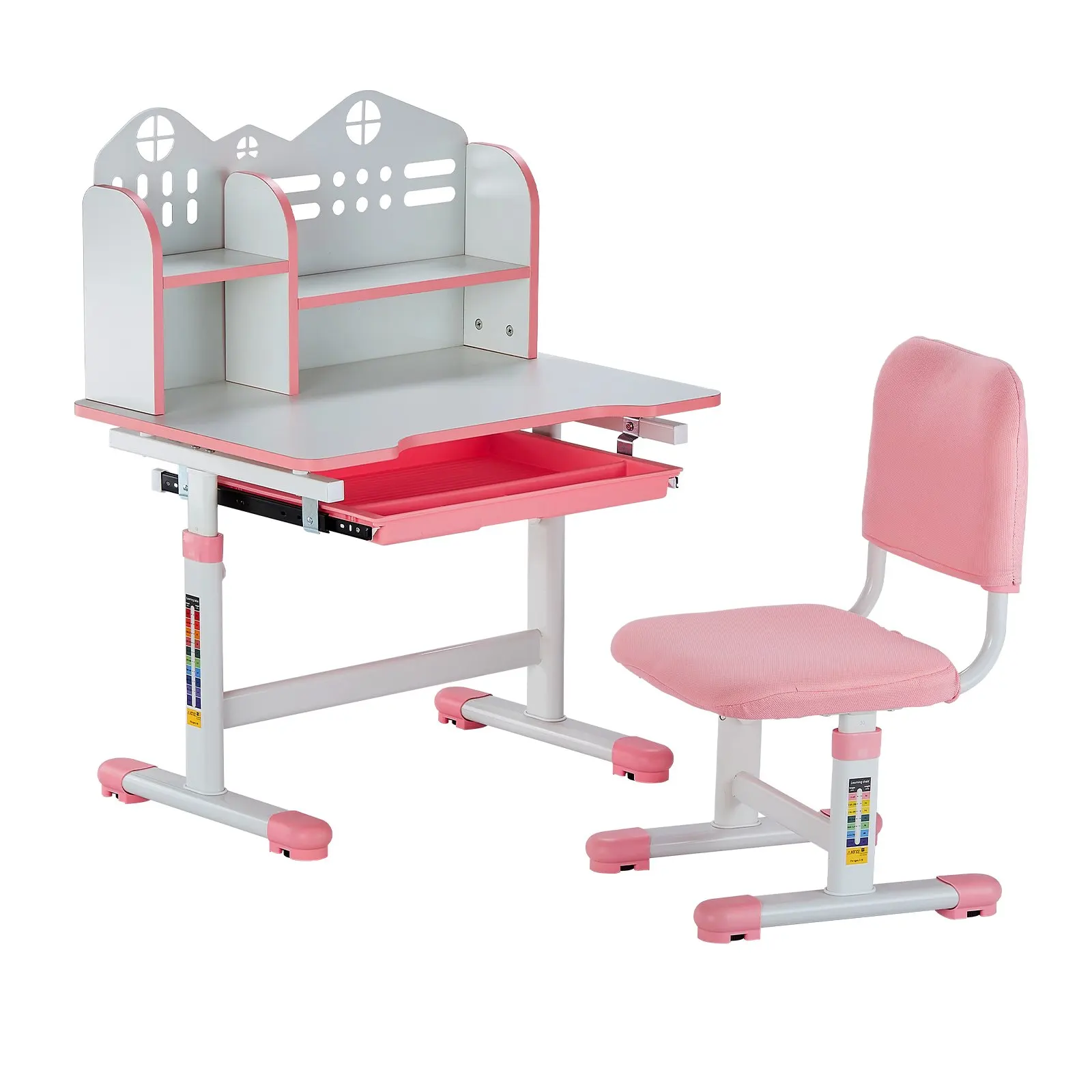 Kids Study Chair And Desk Set, Study Desk And Chair For Kids With Bookshelf And Storage Drawer, Adjustable Height Kids Study
Kids Study Chair And Desk Set, Study Desk And Chair For Kids With Bookshelf And Storage Drawer, Adjustable Height Kids Study