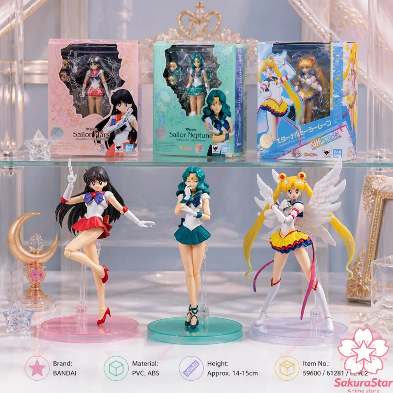 【In stock】Bandai SHF Sailor Moon Series Neptune & Inner Guardians Movable Anime Action Figure Collectible Model Toy Collection
【In stock】Bandai SHF Sailor Moon Series Neptune & Inner Guardians Movable Anime Action Figure Collectible Model Toy Collection