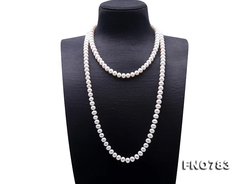 Unique Pearl Jewelry 50'' Long 9-10mm White Color Genuine Freshwater Pearl Necklace Wedding Birthday Party Charming Women Gift
Unique Pearl Jewelry 50'' Long 9-10mm White Color Genuine Freshwater Pearl Necklace Wedding Birthday Party Charming Women Gift