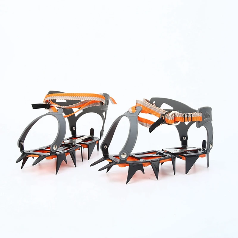 12 Teeth Climbing Ice Snow Grips Traction Cleats For Boots Shoes Anti-Slip Ice Cleats For Ice Foot Hiking Crampons
12 Teeth Climbing Ice Snow Grips Traction Cleats For Boots Shoes Anti-Slip Ice Cleats For Ice Foot Hiking Crampons