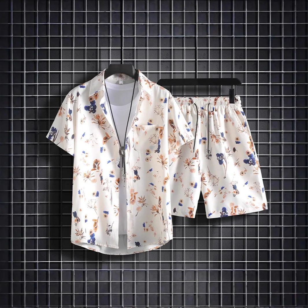 Fashion Youthful Hawaii beach dark floral 3D Print shirt +Shorts Short Sleeve Flip collar shirts half pants Two Piece Set
Fashion Youthful Hawaii beach dark floral 3D Print shirt +Shorts Short Sleeve Flip collar shirts half pants Two Piece Set