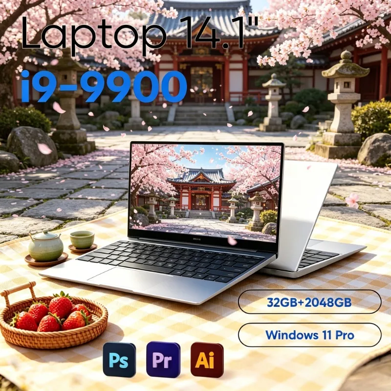 Original Unused 14.1" Slim Laptop, Configured with Intel I9-9900,16GB/32GB Running Memory, 1920×1080 Sharp Display, Windows 11
Original Unused 14.1" Slim Laptop, Configured with Intel I9-9900,16GB/32GB Running Memory, 1920×1080 Sharp Display, Windows 11