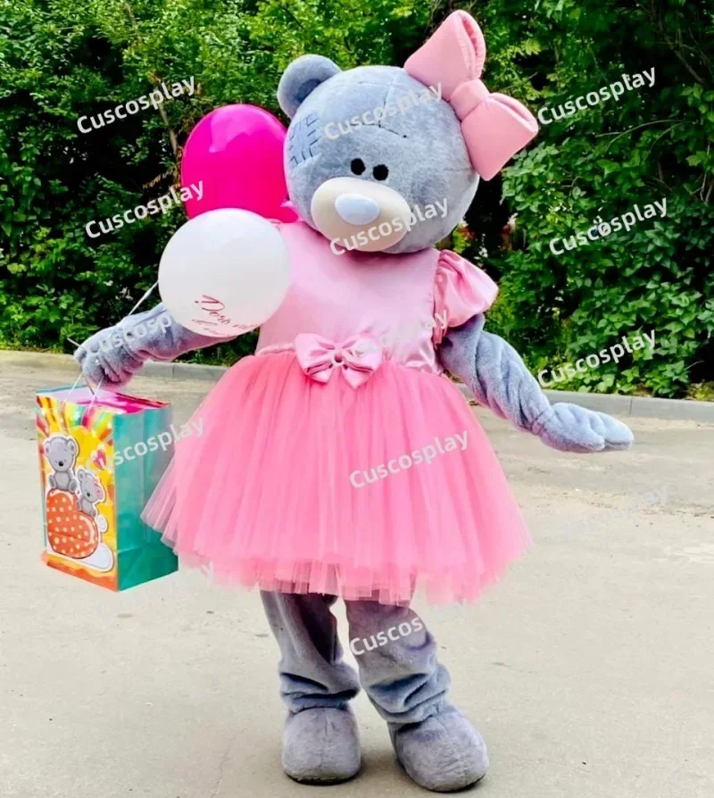 Pinkdress Grey Bear Mascot Clothing Costume Adult Teddy Bear Mascot Costume Halloween Party Carnival Events
Pinkdress Grey Bear Mascot Clothing Costume Adult Teddy Bear Mascot Costume Halloween Party Carnival Events