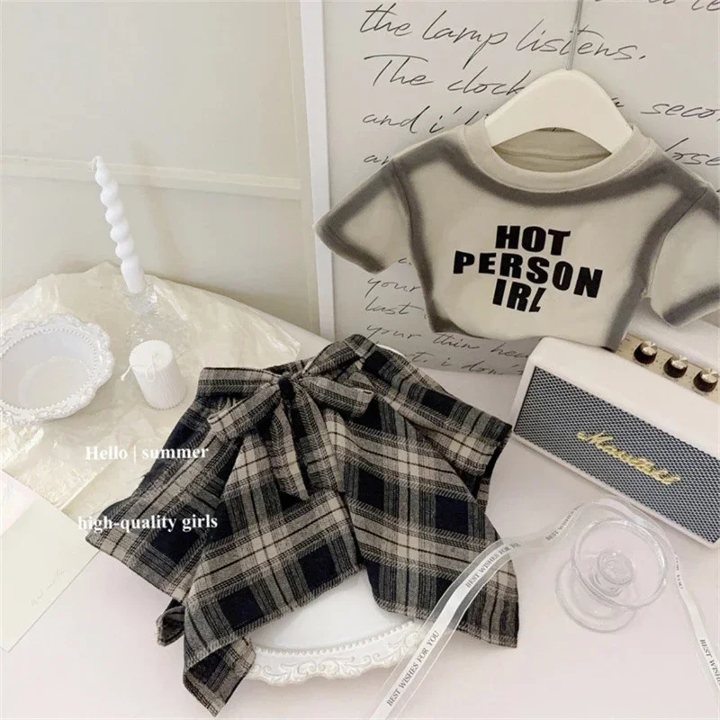 Baby Girl Clothes Suit Girls Summer Suit Soft New Style Children Summer Culottes Big Children Short-sleeved 2-piece Set
Baby Girl Clothes Suit Girls Summer Suit Soft New Style Children Summer Culottes Big Children Short-sleeved 2-piece Set