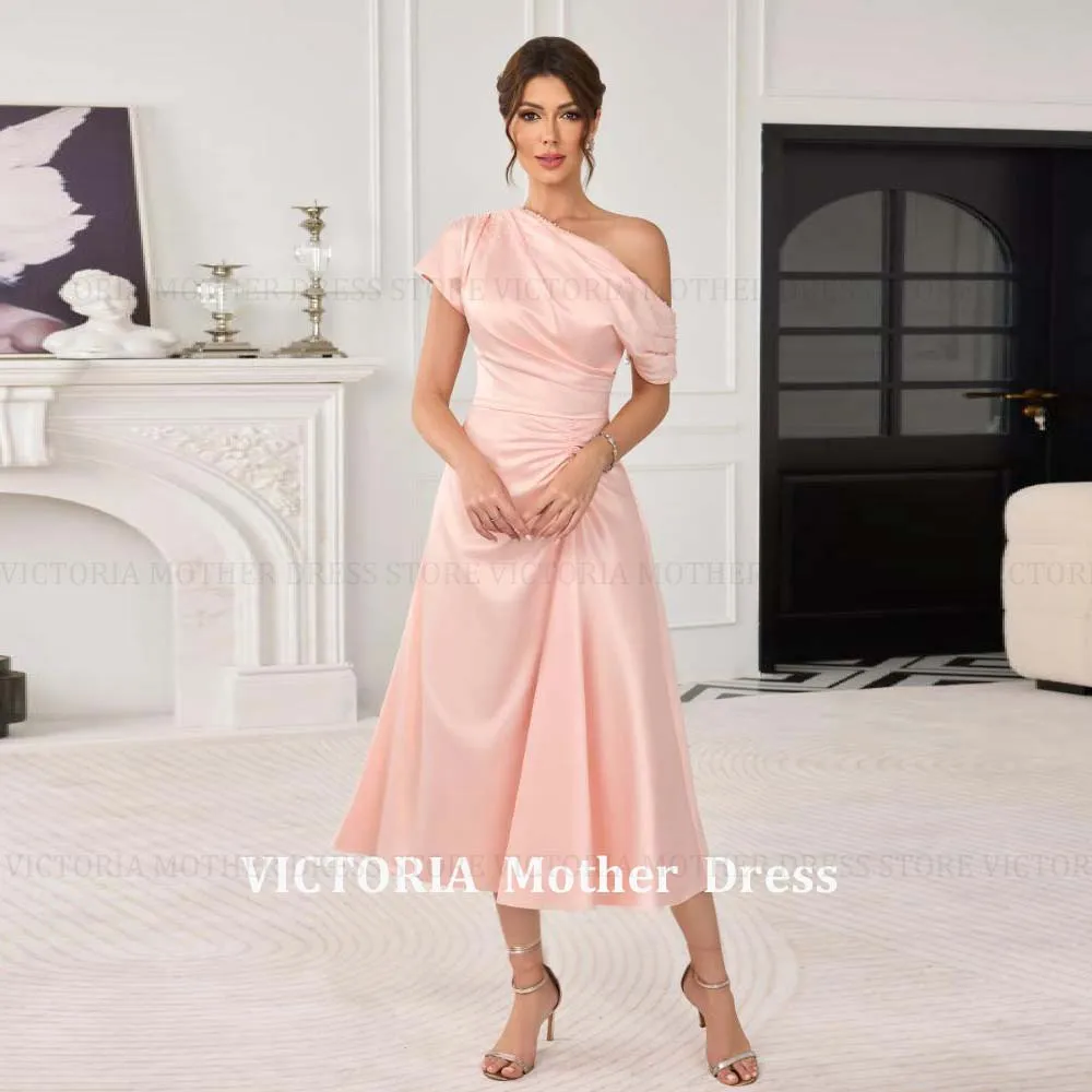 VICTORIA Customized Pearls Exquisite Mother of the Bride Dress One Shoulder Pleated Wedding Guest Gown Satin Party Evening Dress
VICTORIA Customized Pearls Exquisite Mother of the Bride Dress One Shoulder Pleated Wedding Guest Gown Satin Party Evening Dress