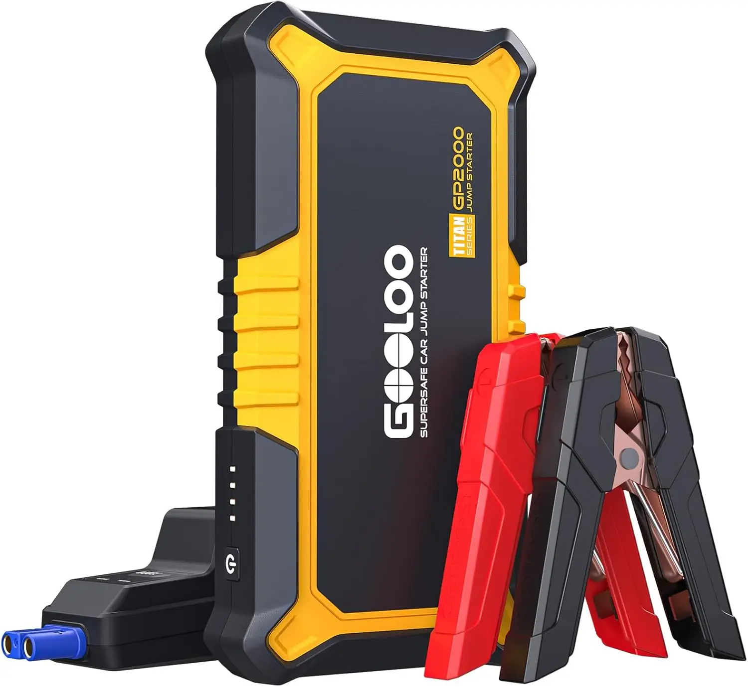 2000A Jump Starter for Cars Up to 8.0L Gas/6.0L Diesel, 12V Portable Battery Pack with USB Quick Charge
2000A Jump Starter for Cars Up to 8.0L Gas/6.0L Diesel, 12V Portable Battery Pack with USB Quick Charge