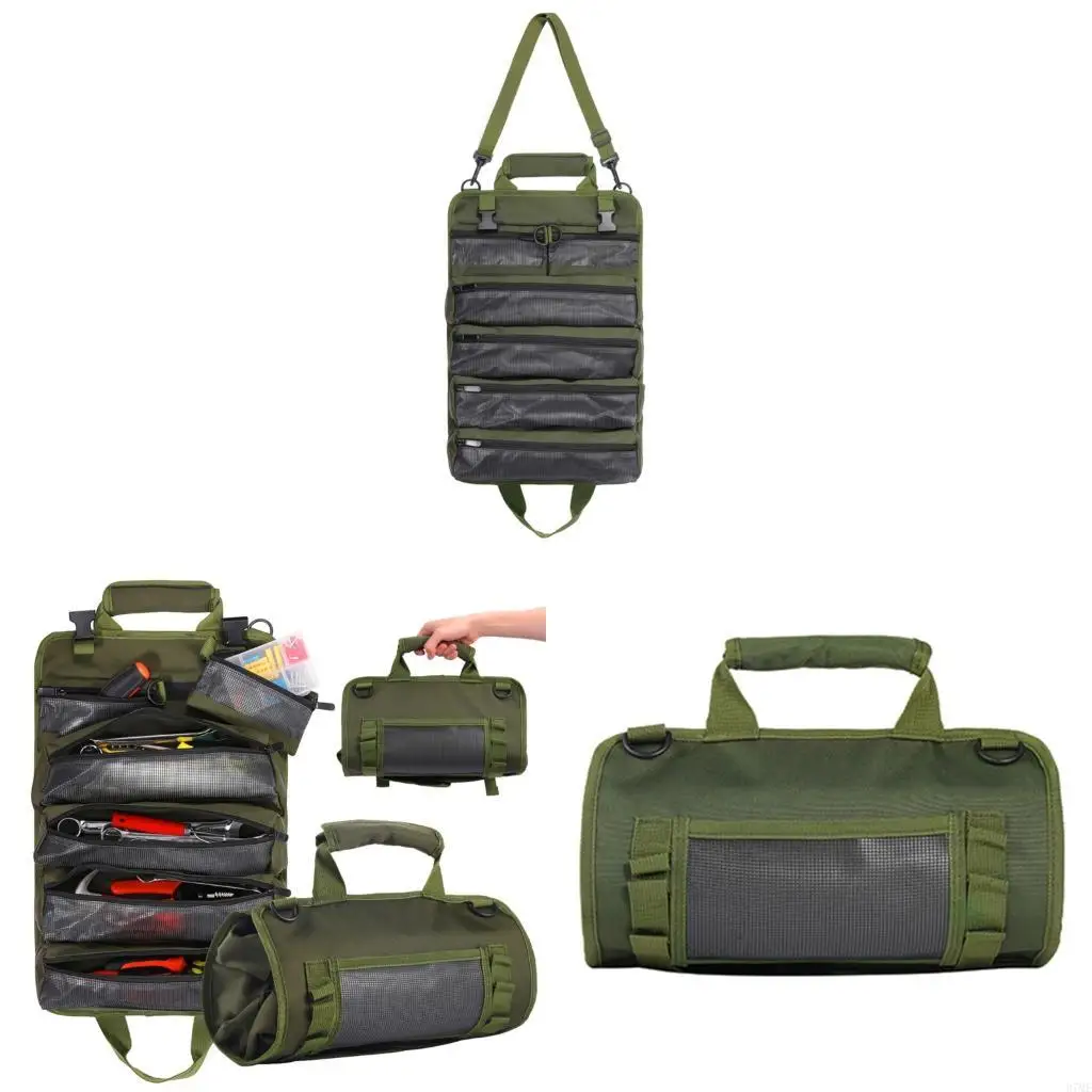 37ME Professional Roll Up Tool Bag With Reinforced Nylon Fabric Adjustable Strap For Contractors And Home Improvement
37ME Professional Roll Up Tool Bag With Reinforced Nylon Fabric Adjustable Strap For Contractors And Home Improvement