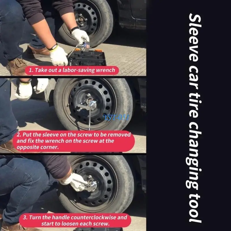 E15A Comprehensive Car Tire Changing Toolkit Socket Disassembly For Professional Use
E15A Comprehensive Car Tire Changing Toolkit Socket Disassembly For Professional Use