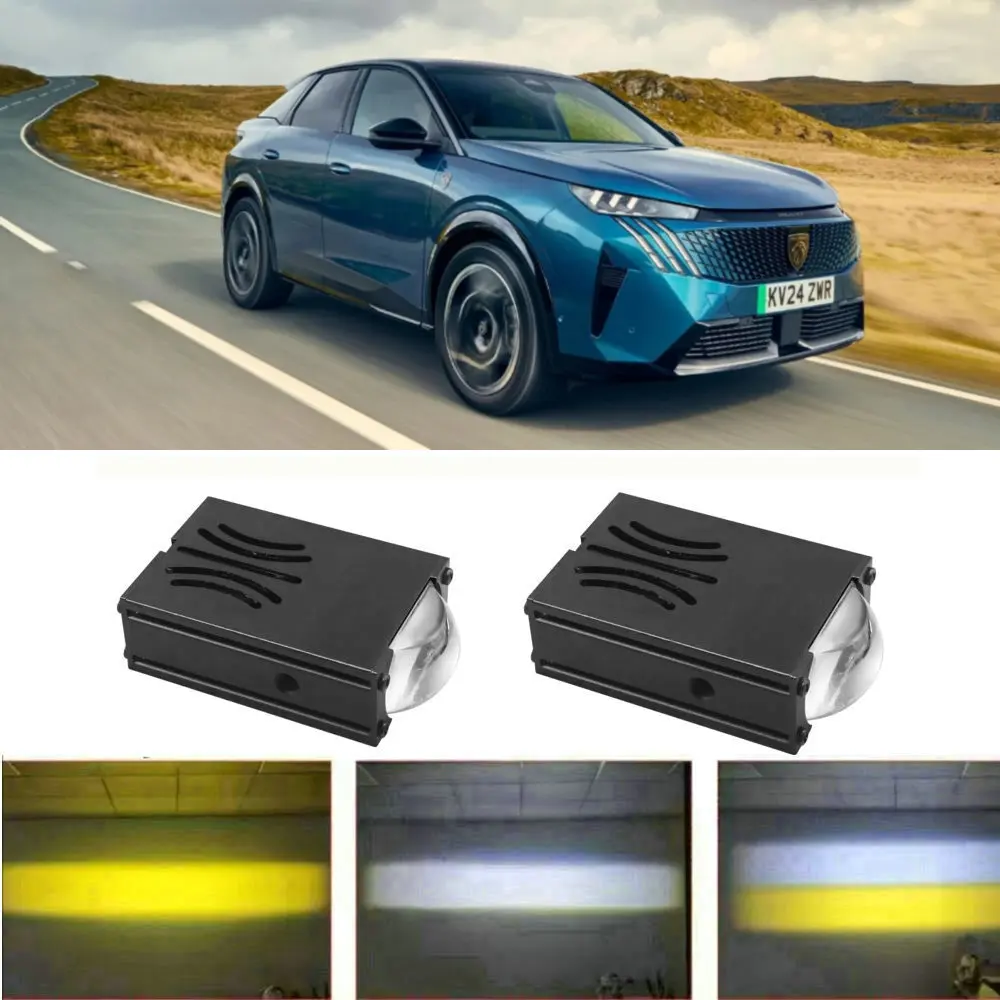 Grille Mount, White/Yellow Dual Color Modules 1.5" LED Fog Lights For Peugeot RCZ Traveller Partner Tepee Landtrek e3008 e2008
Grille Mount, White/Yellow Dual Color Modules 1.5" LED Fog Lights For Peugeot RCZ Traveller Partner Tepee Landtrek e3008 e2008