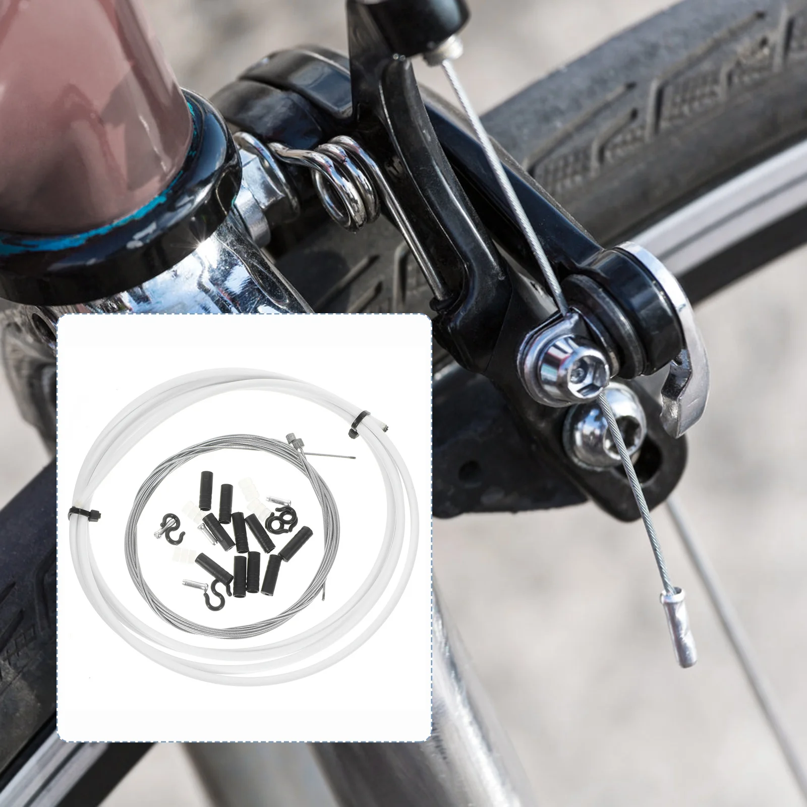 2Sets Bike Brake Cable Suit High Strength Cold Heat Resistant Bicycles Brake Cables Front Rear Replacement Mountain Road Bike 
2Sets Bike Brake Cable Suit High Strength Cold Heat Resistant Bicycles Brake Cables Front Rear Replacement Mountain Road Bike