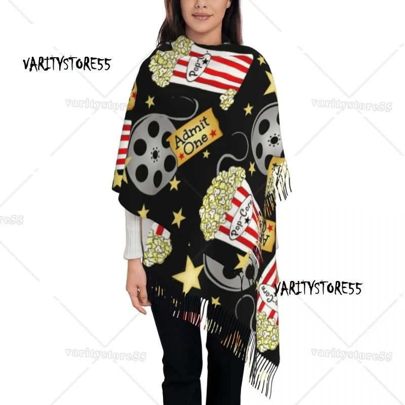 Personalized Print Vintage Movie Night Pop Corn Scarf Women Men Winter Fall Warm Scarves Camera Popcorn Shawls Wraps
Personalized Print Vintage Movie Night Pop Corn Scarf Women Men Winter Fall Warm Scarves Camera Popcorn Shawls Wraps