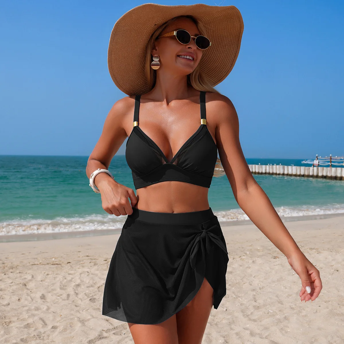 Women's Two Piece Swimsuit High Waist Swimwear Bikini with Skirt Beach Bathing Suit 2026 New Sexy Tummy Control Beachwear
Women's Two Piece Swimsuit High Waist Swimwear Bikini with Skirt Beach Bathing Suit 2026 New Sexy Tummy Control Beachwear