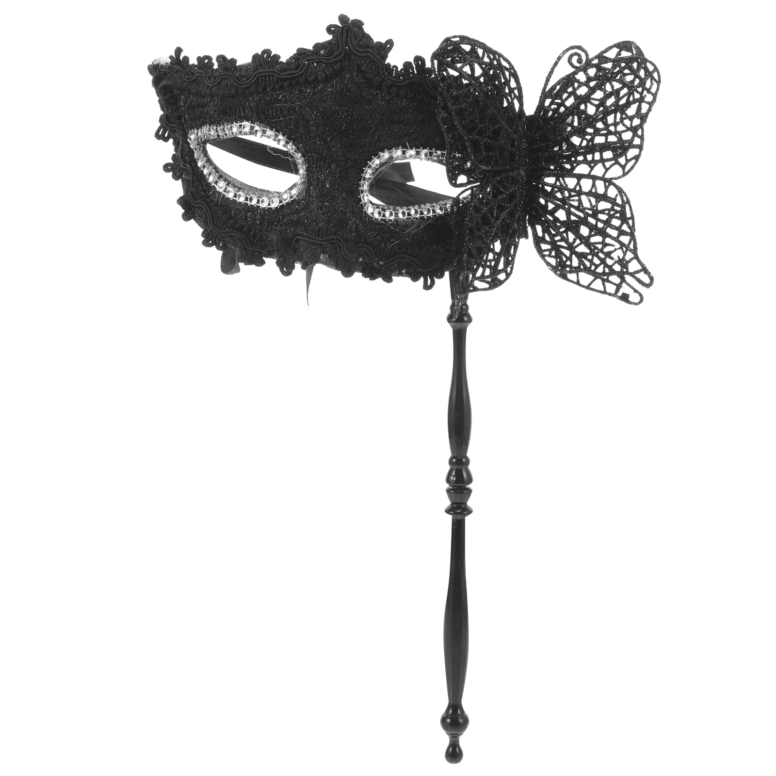 Masquerade Mask Handheld Masks for Women Fancy Dress Carnival Party Accessories Black Long Lasting Use
Masquerade Mask Handheld Masks for Women Fancy Dress Carnival Party Accessories Black Long Lasting Use
