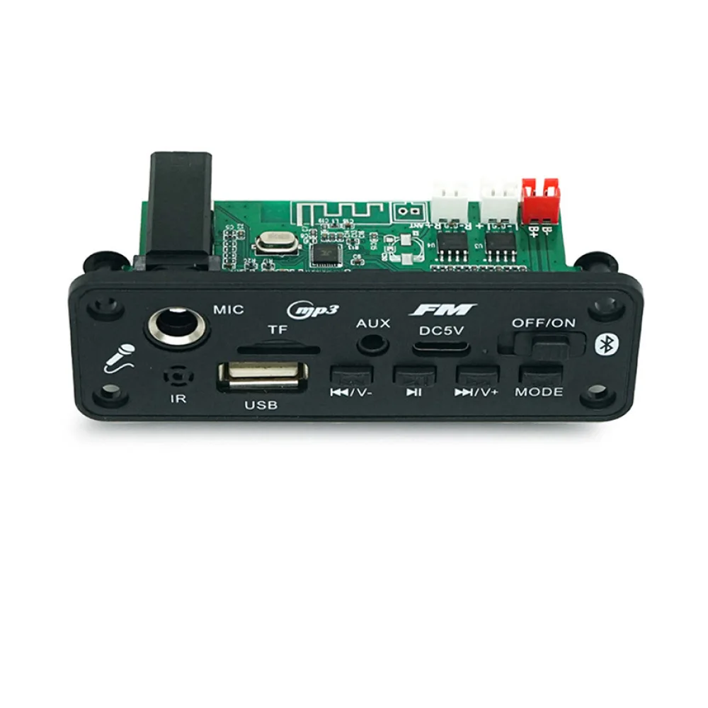 Stereo 2X5W MP3 Amplifier Board Bluetooth-compatible Speaker Module Decoder Board 3.7V 5V Audio Accessories
Stereo 2X5W MP3 Amplifier Board Bluetooth-compatible Speaker Module Decoder Board 3.7V 5V Audio Accessories
