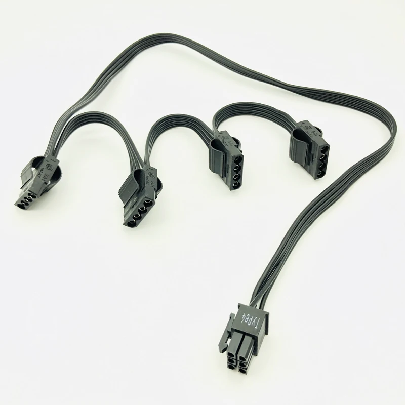 PCI-e 6Pin Male 1 to 4x Molex 4Pin усилитель порта питания для CORSAIR RMx Series RM1000x RM850x RM750X RM650x RM550x
PCI-e 6Pin Male 1 to 4x Molex 4Pin усилитель порта питания для CORSAIR RMx Series RM1000x RM850x RM750X RM650x RM550x