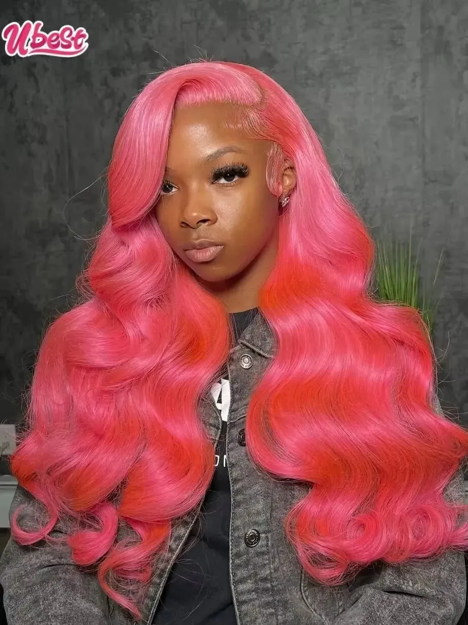 Ubest Root Pink Colored Body Wave 13x6 Lace Front Wigs Brazilian 100% Human Hair Transparent Glueless Wig Pre Plucked For Women
Ubest Root Pink Colored Body Wave 13x6 Lace Front Wigs Brazilian 100% Human Hair Transparent Glueless Wig Pre Plucked For Women