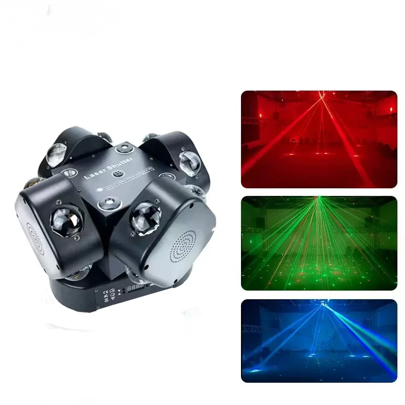 DJ Lights Equipment 16x10W RGBW 4in1 LED Moving Head Beam Light DMX White Strobe RG Laser Effects Stage Lighting for Xmas Party
DJ Lights Equipment 16x10W RGBW 4in1 LED Moving Head Beam Light DMX White Strobe RG Laser Effects Stage Lighting for Xmas Party