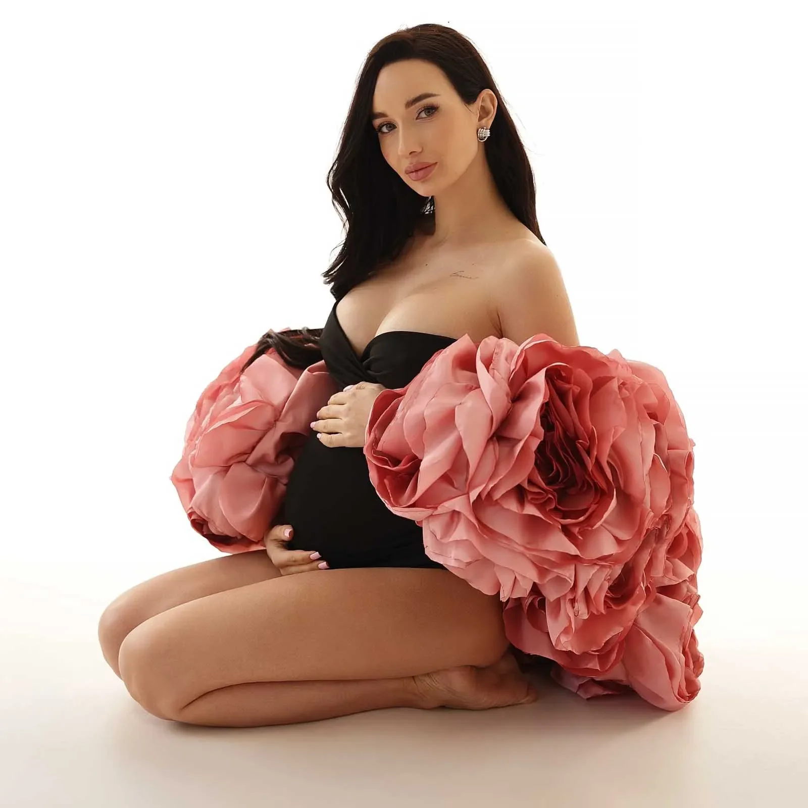 Chic 3D Flower Jacket Blouse Layered Cape Floral Pink Jacket Women Handmade Female Jacket Outerwear Coat
Chic 3D Flower Jacket Blouse Layered Cape Floral Pink Jacket Women Handmade Female Jacket Outerwear Coat