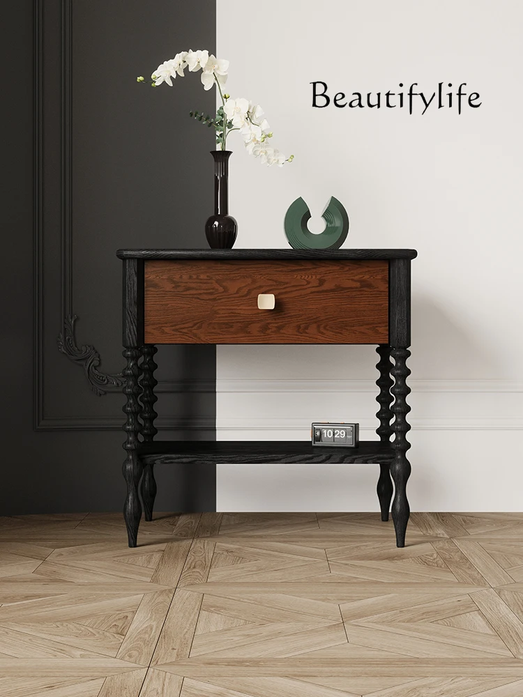 American Solid Wood Bedside Cabinet Designer High-Grade Home Bedroom Simple Modern Bedside Cabinet
American Solid Wood Bedside Cabinet Designer High-Grade Home Bedroom Simple Modern Bedside Cabinet