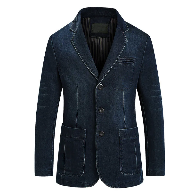 Mens Denim Blazer Men Fashion Cotton Vintage Suit Outerwear Male Blue Coat Denim Jacket Men Slim Fit Jeans Denim Blazers Top 4XL
Mens Denim Blazer Men Fashion Cotton Vintage Suit Outerwear Male Blue Coat Denim Jacket Men Slim Fit Jeans Denim Blazers Top 4XL
