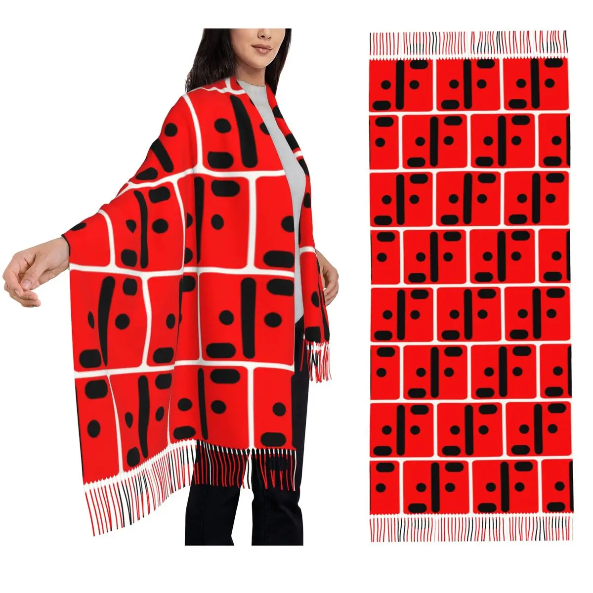 V The Visitors Insignia Scarf Tassel Scarves for Women Soft Warm Shawls and Wraps Long Fall Winter Shawl Wrap
V The Visitors Insignia Scarf Tassel Scarves for Women Soft Warm Shawls and Wraps Long Fall Winter Shawl Wrap