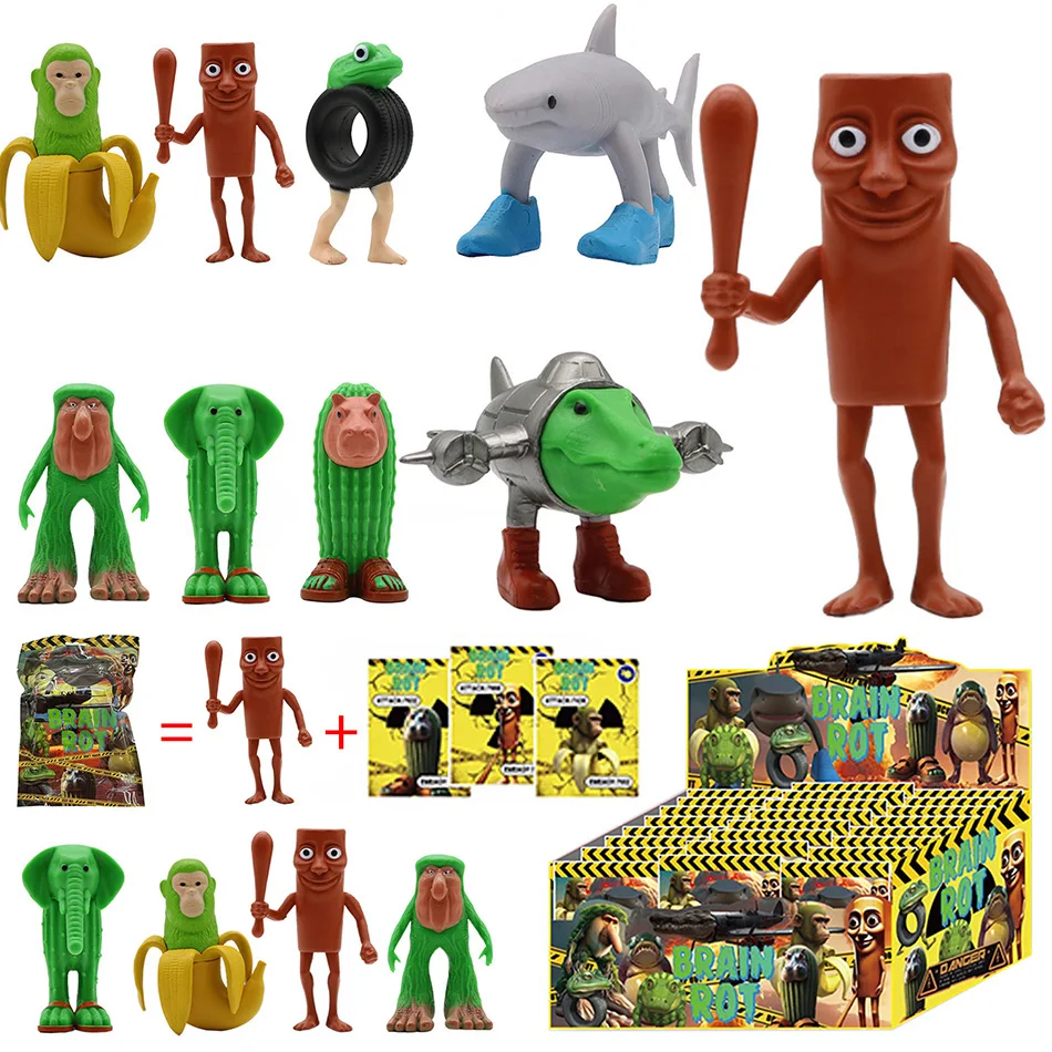 Italian Brainrot Tung Sahur Figure Toy Tralalero Tralala Figures Bombardino Crocodilo Shimpanzini Bananini Model Decor Blind box 
Italian Brainrot Tung Sahur Figure Toy Tralalero Tralala Figures Bombardino Crocodilo Shimpanzini Bananini Model Decor Blind box