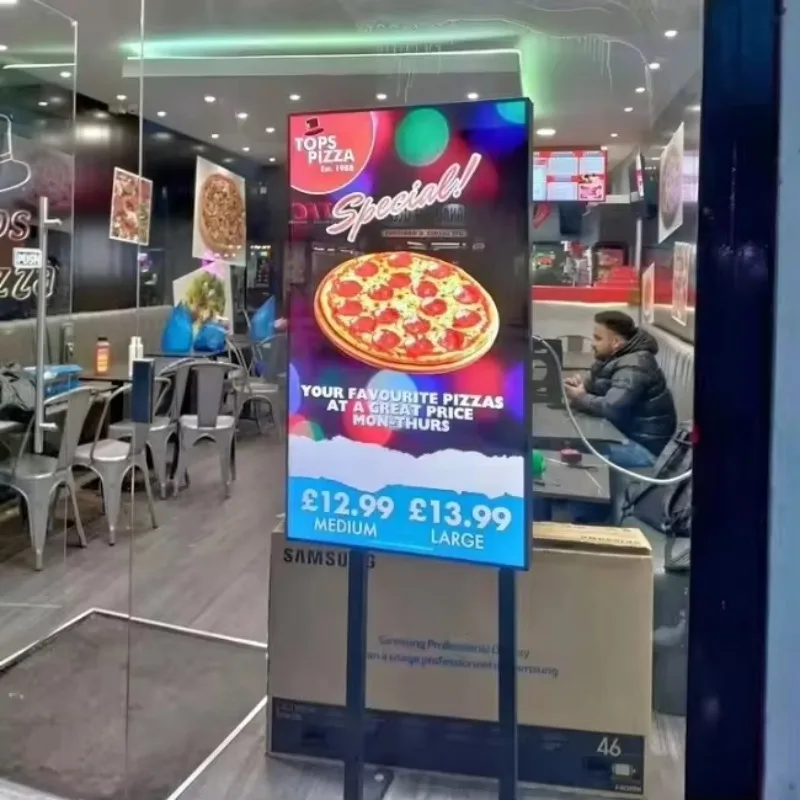 Hot-selling Window Display Double Sided Ceiling 43 49 55 Inch Digital Signage Displays Screen For Advertising Factory Price
Hot-selling Window Display Double Sided Ceiling 43 49 55 Inch Digital Signage Displays Screen For Advertising Factory Price