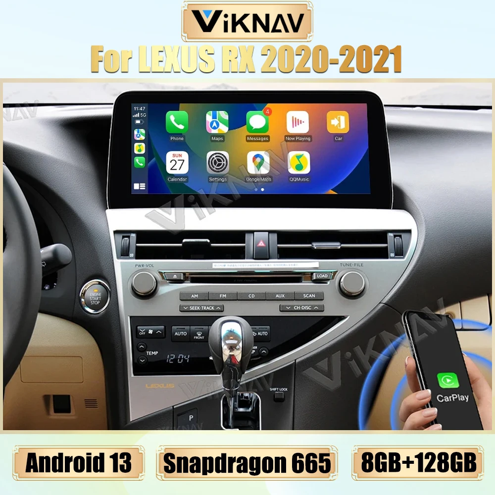 128GB Android 13 Auto Stereo Car Radio For LEXUS RX 2009-2014 GPS Navigation Carplay Multimedia Video Player 12.3 Inch Head Unit
128GB Android 13 Auto Stereo Car Radio For LEXUS RX 2009-2014 GPS Navigation Carplay Multimedia Video Player 12.3 Inch Head Unit